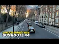 Download Lagu South London to Central London on a Sunset bus ride  - Bus route 44 - Tooting to Victoria Station 🌇