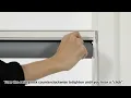 How to install Persilux No Drill Blackout Roller Shades