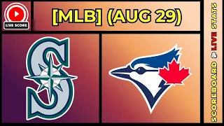 Seattle Mariners vs Toronto Blue Jays MLB Baseball August 29 2026 Live SCOREBOARD EN VIVO