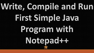 How to write compile and run simple Java Program JTB 7