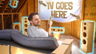 I Built a Fake Home Theater in the Tech House…