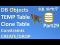 SQL in Amharic Part29 - CREATE DROP PK Foreign Key Default Unique Check Not null Temp Clone