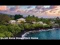 4 4M Kona Hawaii Luxury Home Oceanfront Private Bay