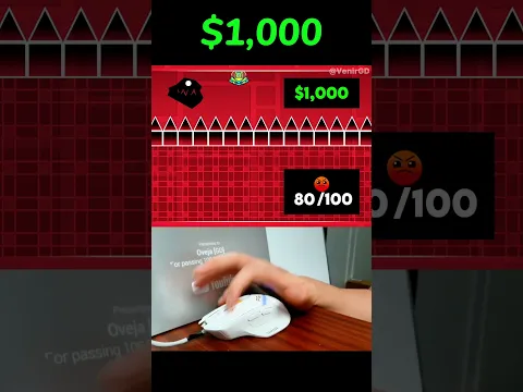 Yara Yara Ya Phonk VS 500 Click UFO Spam in Geometry Dash! #shorts