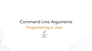 Command-Line arguments in java