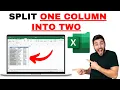 How to Split One Columns Into Two In Excel
