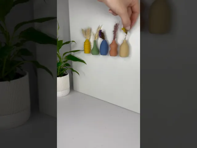 Mini magnet vases set video thumbnail