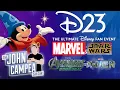 D23 Live Announcements Coverage Marvel Star Wars Pixar - The John Campea Show