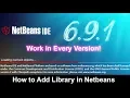 How to Add External Library in Netbeans JAVA Project