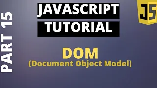 Javascript Tutorial Basics Part15 DOM document object model