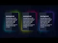 CSS3 Glowing Gradient Border Card UI Design Html CSS