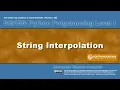 Python 03O - String Interpolation