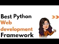 Best Python Web Development Framework Must Learn Python framework
