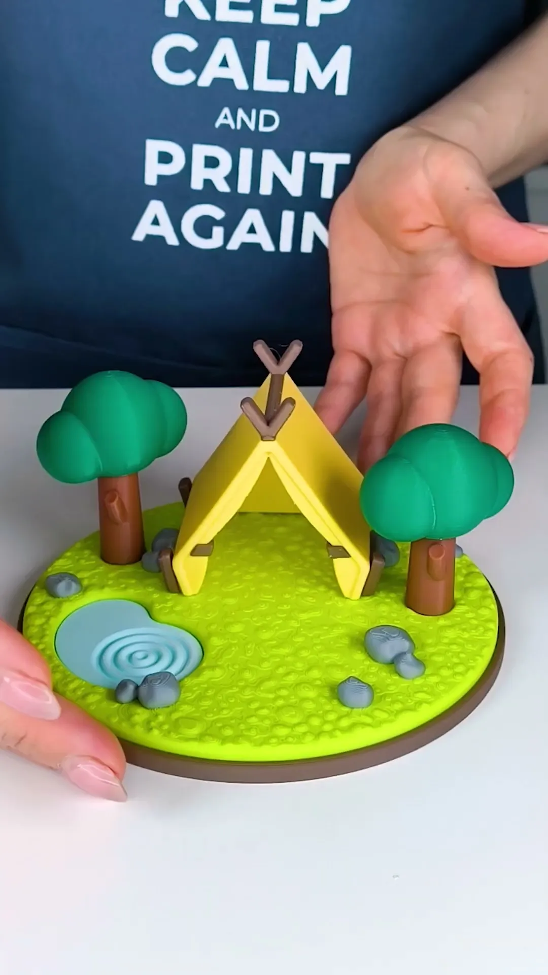 Diorama for Cute Flexi Animals, Capybara Edition