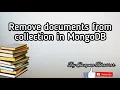Remove documents from collection in MongoDB