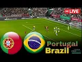 Portugal U17 vs Brazil U17 – LIVE | FIFA U17 World Cup Qualifiers ⚽ Simulation VideoGame