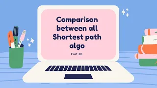 Comparison between Shortest Path Algorithms Which one is better Time complexity Harshit NITA
