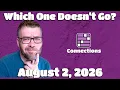 Which One Doesn t Go - Connections