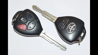 2007 Toyota Key Fob Battery Replacement - EASY DIY