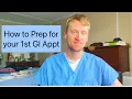 What To Expect at your first GI Doctor Appointment And how you can prepare - with symptom Trackers
