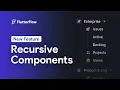Recursive Components Tutorial New Feature