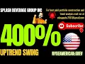 SBEV STOCK NEWS SPLASH BEVERAGE STOCK