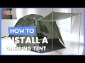 How to Intall the 4-6 Person Camping Tent with Front Porch GP11625