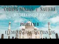 Code360 Coding Ninjas Weekly Contest 200 Problem B Elements greater than Avg CPP Java Code
