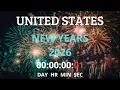 NEW YEARS 2025 LIVE COUNTDOWN UNITED STATES EST CST MST PST - countdown