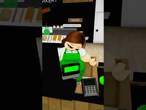 I got declined at the grocery store..✋😭#robloxshorts #roblox