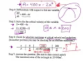Optimization Problems Extreme Value Problems part 1 Notes 138 - 144