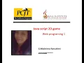 JavaScript 2D Game Development Java Institute Malinima Ranuthmi