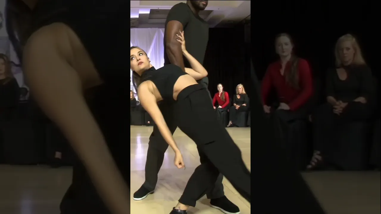Blues meets athleticism 😮 #improv #westcoastswing with Nicole Ramirez
