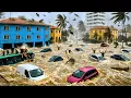 CHAOS in Portugal! Storm Claudia verwoest 2.800 huizen en sleept 1.050 auto's mee in Lissabon!