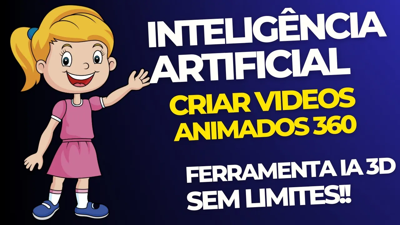 ONDE CRIAR VIDEOS ANIMADOS 360 3D COM INTELIGÊNCIA ARTIFICIAL GRATUITA FERRAMENTA INOVADORA