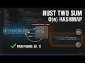 Two Sum in Rust One Pass with a HashMap O n LeetCode 1