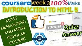 Introduction to HTML5 Week 3 Hosting and Validation Coursera HTML5 Quiz Answers
