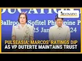 Lagu PulseAsia: Marcos’ ratings dip as VP Duterte maintains trust | Business Brief