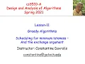 Introduction to Algorithms - Lesson 11 1