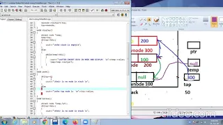 Implement a stack using singly linked list