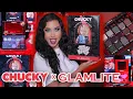 CHUCKY X GLAMLITE COLLECTION SWATCHES TUTORIAL
