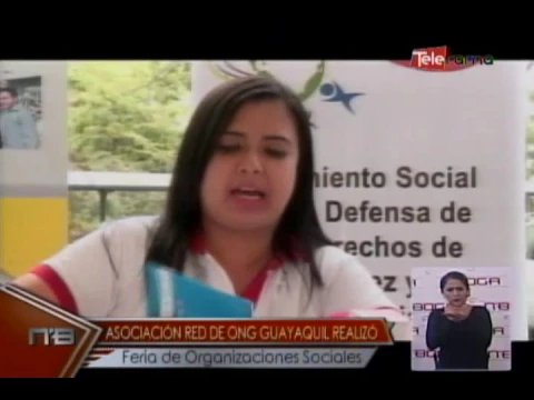 Asociación Red de Ong Guayaquil realizó Feria de Organizaciones Sociales