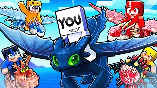 YOU Have a HOW TO TRAIN YOUR DRAGON FAMILY in Minecraft