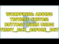 Wordpress Adding TinyMCE custom buttons when using teeny - mce
