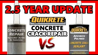 2 5 Year Update - QUIKRETE Concrete Crack Repair
