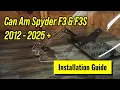 How to Install GP Cycleworks Windshield Hardware on Can-Am Spyder 2012 - 2026
