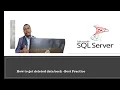 How to get deleted data back in SQL Server Best Practice SQLSERVER
