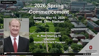 Ohio State University 2026 Graduation Ceromony