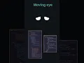 Moving Eyes using HTML CSS JS