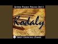 Download Lagu Seven Pieces for Piano, Op.11: VI. Szekely Tune. Poco rubato